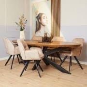 Starfurn - Eettafel Brandy - Bruin - 110x240x76 cm