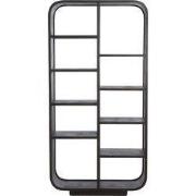 Light&living Kast open 100x35x200 cm DANE hout mat donker roodbruin