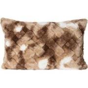 PTMD - Sierkussen Geraldine - Bruin - 60x10x40cm