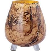 PTMD - Windlicht Jamillia - Bruin - 17x17x19cm