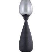 PTMD - Windlicht Midi - Zwart - 17x17x67cm
