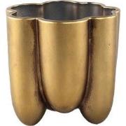 PTMD - Pot Batika - Goud - 16.5x16.5x16cm