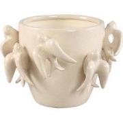 PTMD - Pot Emmelyn - Wit - 23x23x15cm