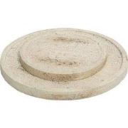 PTMD - Dienblad Adwin - Beige - 19.5x19.5x1.5cm - Set van 2