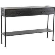 PTMD - Bijzettafel Ray - Zwart - 121x28.5x81cm