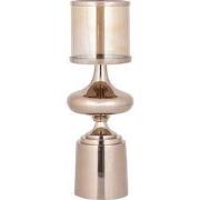 PTMD - Windlicht Uvira - Bruin - 15x15x43cm