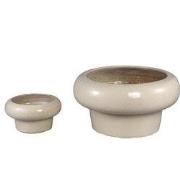 PTMD - Pot Megga - Beige - 53x53x29cm - Set van 2