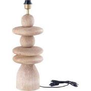 PTMD - Tafellamp Callain - Beige - 20x20x45cm