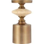PTMD - Kandelaar Nikolaos - Goud - 11x11x23cm
