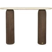 PTMD - Bijzettafel Liora - Bruin - 106x33x80cm