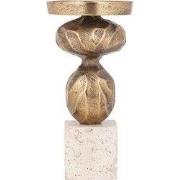 PTMD - Kandelaar Malines - Goud - 11x11x23cm