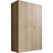 Meubella - Kledingkast Bernd - Licht eiken - 111 cm