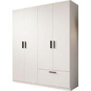 Meubella - Kledingkast Lillian - Wit - 180 cm