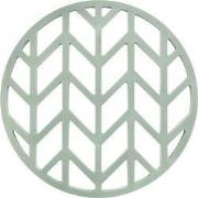 Krumble Pannenonderzetter - Pijlen - Silicoon - ø 14 cm - Lichtblauw