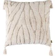 PTMD - Sierkussen Zalie - Beige - 60x3x60cm