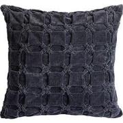 PTMD - Sierkussen Nasim - Grijs - 60x60x10cm