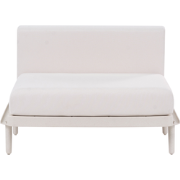 FERRETTI - Tuinbank uitbreidingsmodule - Lichtbeige - Stof