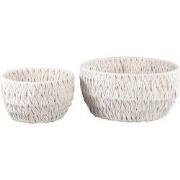 PTMD - Mand Elliot - Wit - 55x55x28cm - Set van 2