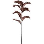 PTMD - Kunstblad Leaves - Bruin - 36x26x84cm