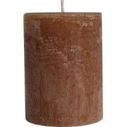 PTMD - Kaars Rustic Outdoor - Bruin - 15x15x20cm