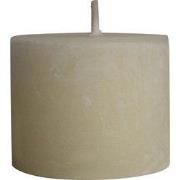 PTMD - Kaars Rustic Outdoor - Wit - 15x15x12cm