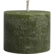 PTMD - Kaars Rustic Outdoor - Groen - 15x15x12cm