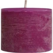 PTMD - Kaars Rustic Outdoor - Paars - 15x15x12cm