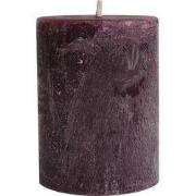 PTMD - Kaars Rustic Outdoor - Paars - 15x15x20cm