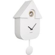 Karlsson Wandklok - Modern Cuckoo - Thermoplast - Wit