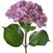Clayre & Eef Kunstbloem Hortensia 67 cm Paars Kunststof