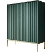 Meubella - Dressoir Navil 2 - Groen - 104 cm - Hoog