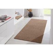 Loper Uni Laagpolig Effen Vloerkleed - Fancy - Bruin - 100x150 cm