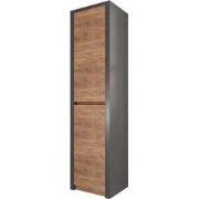 Meubella - Opbergkast Monaco - Eiken - Grijs - 50 cm