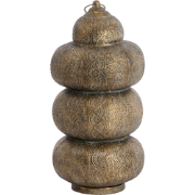 Light & Living - Tafellamp KAITO - Ø25x52 cm - Bruin