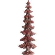 Light & Living - Ornament CHRISTMAS TREE - Ø15x42 cm - Rood