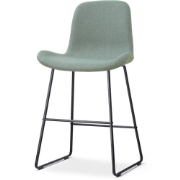 Nino-Fé barkruk saliegroen - zwart onderstel - 65 cm