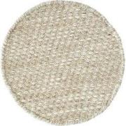 MUST Living Carpet Asuri round small,Ø150 cm, sand, 80% wool 20% cotto...