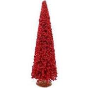 Kerstboompje sparkle berry red 50 cm