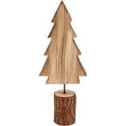 Sabik kerstboom hout bruin 40 cm