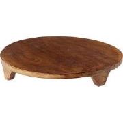 Plateau 37 cm dark finish