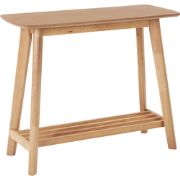 TULARE - Consoletafel - Lichtbruin - Rubberhout