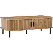BRADLEY - Salontafel - Lichthout/Zwart - MDF