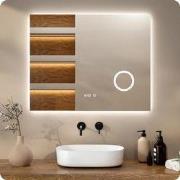 Badkamerspiegel - 100x80 cm - Frameloos