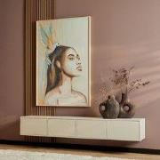 Zwevend tv meubel Vision Sand | 200 cm - Beige - 200 x  x 35