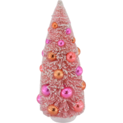 Christmas Tree - Sisal/Plastic - Pink -12x31cm