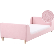 LAYE - Kinderbed - Roze - 90 x 200 cm - Bouclé