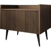 Meubella - Asty - Nachtkastje - Donker eiken