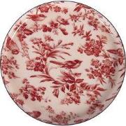 Clayre & Eef Onderzetters voor Glazen Ø 11x1 cm Wit Metaal