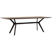 DTP Home Dining table Metropole rectangular,78x225x95 cm, recycled tea...