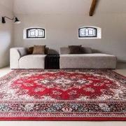 Vintage vloerkleed Nain Perzisch Rood - Polypropyleen - 160 x 225 cm -...